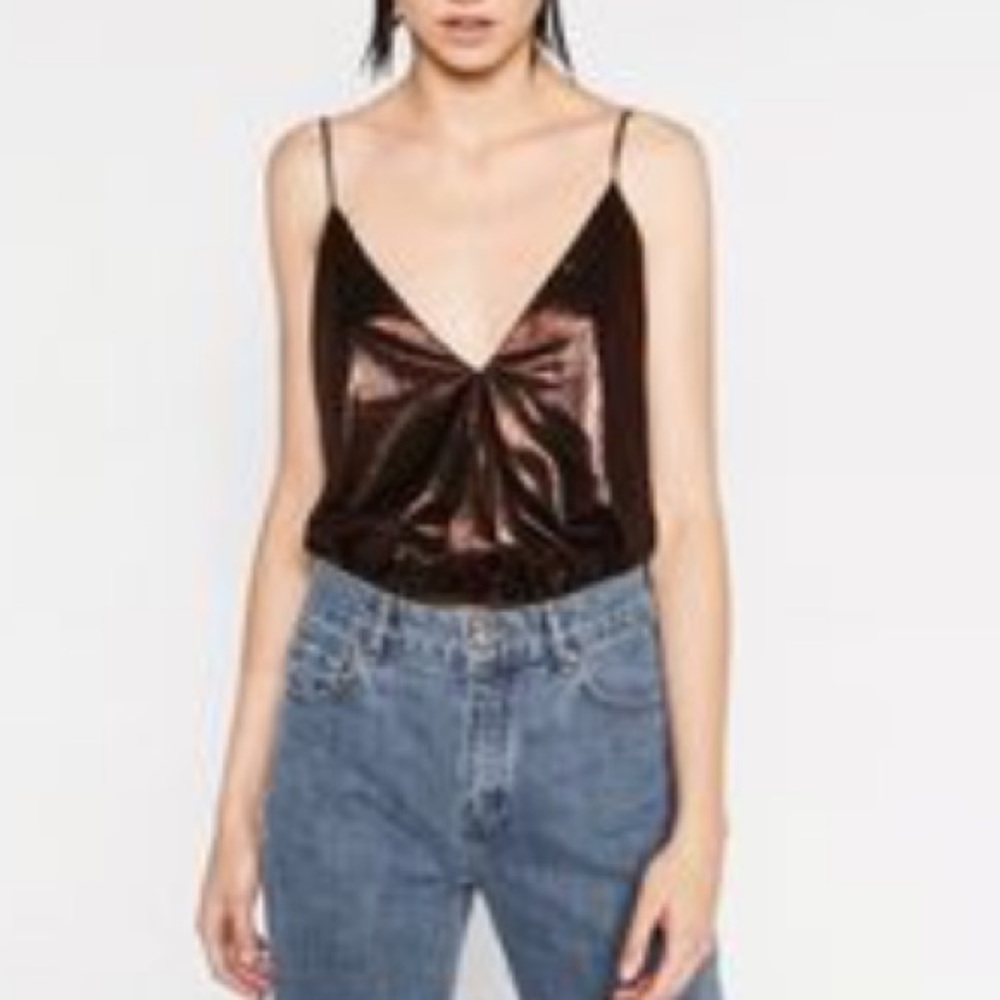 ZARA Bronze Bodysuit!